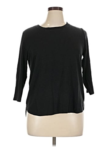 KIRKLAND Signature 3/4 Sleeve T-Shirt (view 1)