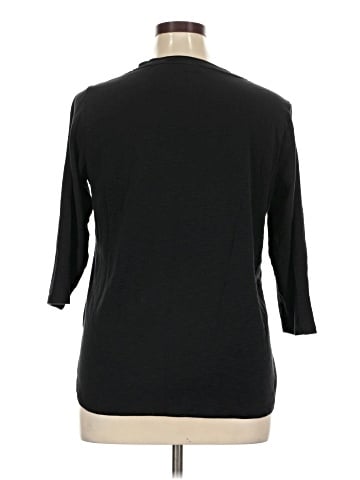 KIRKLAND Signature 3/4 Sleeve T-Shirt (view 2)