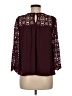 Eri + Ali Burgundy 3/4 Sleeve Blouse Size M - photo 2
