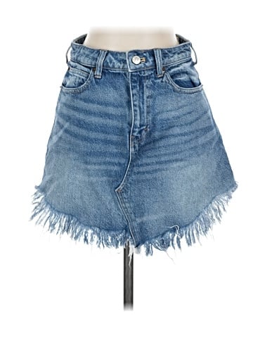We the Free Denim Skirt (view 1)