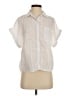 Bella Dahl Ivory Short Sleeve Blouse Size S - photo 1