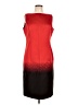 St. John Red Cocktail Dress Size 12 - photo 1