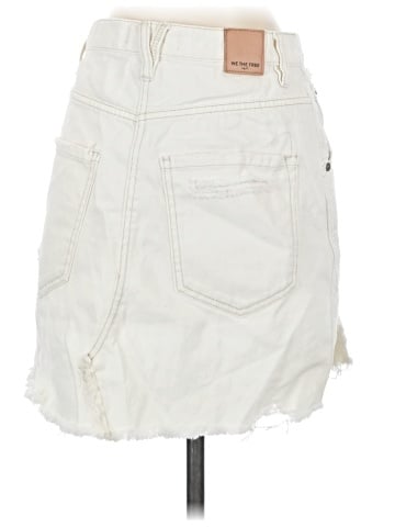 We the Free Denim Skirt (view 2)