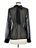 Chelsea28 Metallic Black Long Sleeve Blouse Size M - photo 2