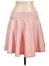 Viv Collection Solid Pink Casual Skirt Size L - photo 1