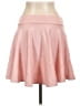 Viv Collection Solid Pink Casual Skirt Size L - photo 2
