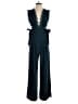 Francesca's 100% Polyester Teal Jumpsuit Size S - photo 1