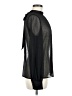 Chelsea28 Metallic Black Long Sleeve Blouse Size M - photo 4