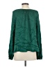 National 100% Viscose Green Long Sleeve Blouse Size S - photo 2