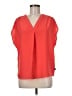Banana Republic 100% Polyester Orange Short Sleeve Blouse Size M - photo 1