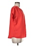 Banana Republic 100% Polyester Orange Short Sleeve Blouse Size M - photo 4