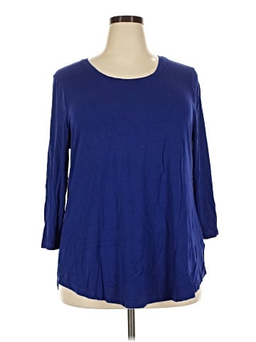 JM Collection 3/4 Sleeve T-Shirt (view 1)