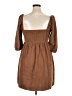 Mi ami 100% Polyester Brown Casual Dress Size XL - photo 2