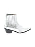 Forever 21 Silver Ankle Boots Size 7 - photo 1