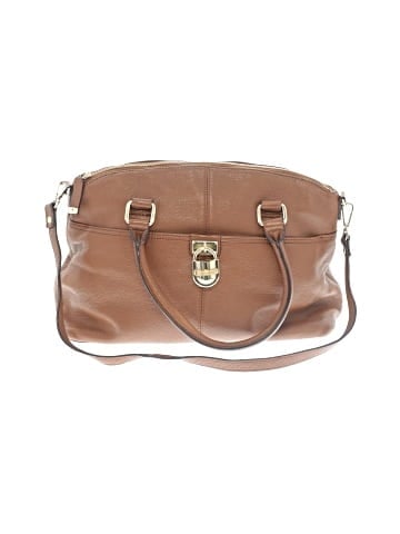 Calvin Klein Leather Satchel (view 1)