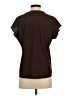 Jules & Leopold Brown Short Sleeve Blouse Size S - photo 2