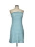 Wilfred Checkered-gingham Chevron-herringbone Houndstooth Jacquard Blue Formal Skirt Size L - photo 1