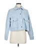 Zara TRF 100% Polyester Blue Jacket Size M - photo 1