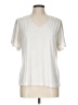 Grace Ivory Short Sleeve Blouse Size L - photo 1