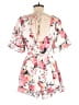 Trixxi Floral White Romper Size M - photo 2