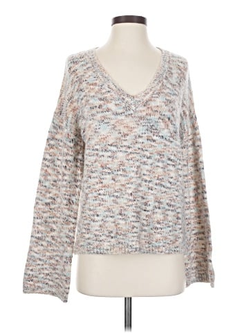 Hem & Thread Pullover Sweater (view 1)