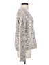 Hem & Thread Tweed Silver Pullover Sweater Size S - photo 4