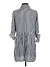 Tommy Bahama 100% Viscose Stripes Blue 3/4 Sleeve Button-Down Shirt Size S - photo 2