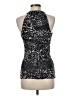 Bebe Gray Sleeveless Blouse Size M - photo 2