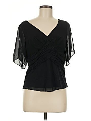 Adrianna Papell Short Sleeve Blouse (view 1)