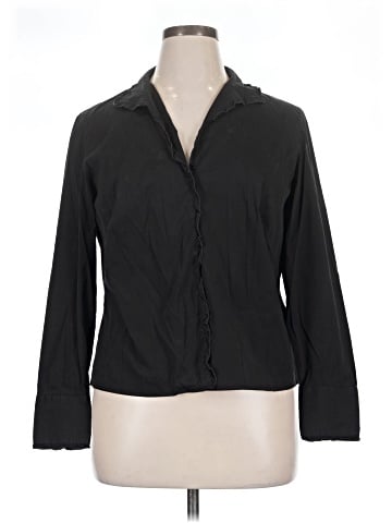 AKRIS 3/4 Sleeve Button-Down Shirt (view 1)