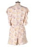 She + Sky 100% Polyester Tan Ivory Romper Size L - photo 2
