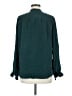 L'Agence Teal Long Sleeve Blouse Size 6 - photo 2