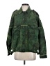Free People 100% Cotton Camo Green Jacket Size S - photo 1