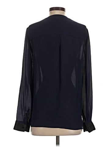 L'Agence Long Sleeve Silk Top (view 2)