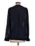 L'Agence 100% Silk Black Long Sleeve Silk Top Size S - photo 2