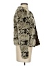 BB Dakota 100% Polyester Animal Print Green Faux Fur Jacket Size S - photo 4