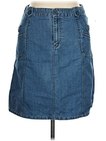 Cherokee Denim Skirt (view 1)