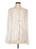 Indah Ivory Long Sleeve Blouse Size L - photo 1