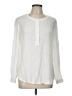 Theory Ivory Long Sleeve Blouse Size L - photo 1