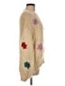 FRNCH 100% Acrylic Hearts Tan Pullover Sweater Size M - photo 4
