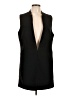 DKNY 100% Polyester Black Tuxedo Vest Size 12 - photo 1