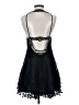 Free People 100% Polyester Black Cocktail Dress Size XS - photo 2