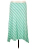 Ella Moss Stripes Green Casual Skirt Size L - photo 1
