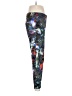 H&M 100% Polyester Print Blue Active Pants Size 8 - photo 4
