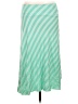 Ella Moss Stripes Green Casual Skirt Size L - photo 2