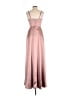 Lovely 100% Polyester Pink Cocktail Dress Size 6 - photo 2