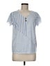 Unbranded Blue Short Sleeve Blouse Size M - photo 1