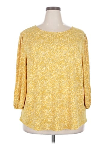 Adrianna Papell 3/4 Sleeve Blouse (view 1)