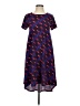 Unbranded Hearts Blue Casual Dress Size XXS - photo 1