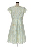 Jason Wu 100% Polyester Argyle Blue Casual Dress Size 6 - photo 1